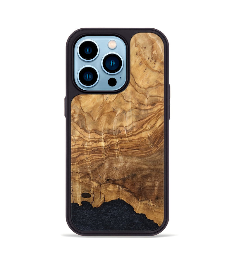 iPhone 14 Pro Wood Phone Case - Eryn (Wood Burl, 819316)