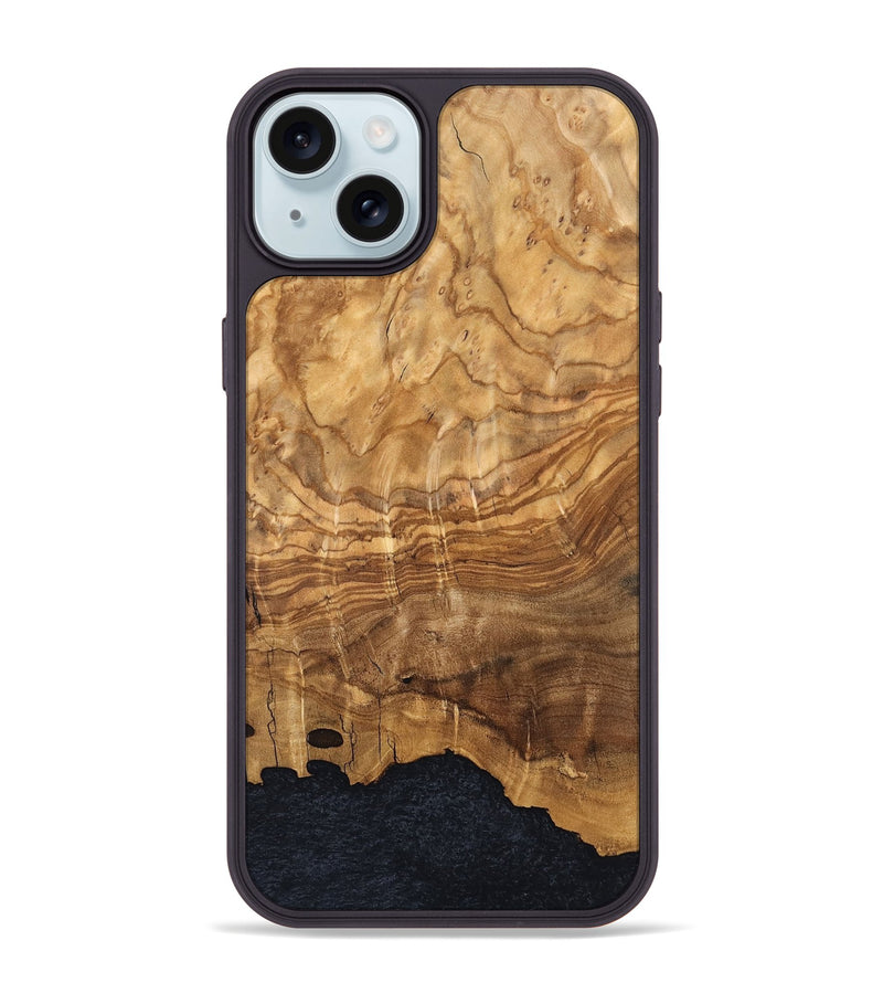 iPhone 15 Plus Wood Phone Case - Eryn (Wood Burl, 819316)