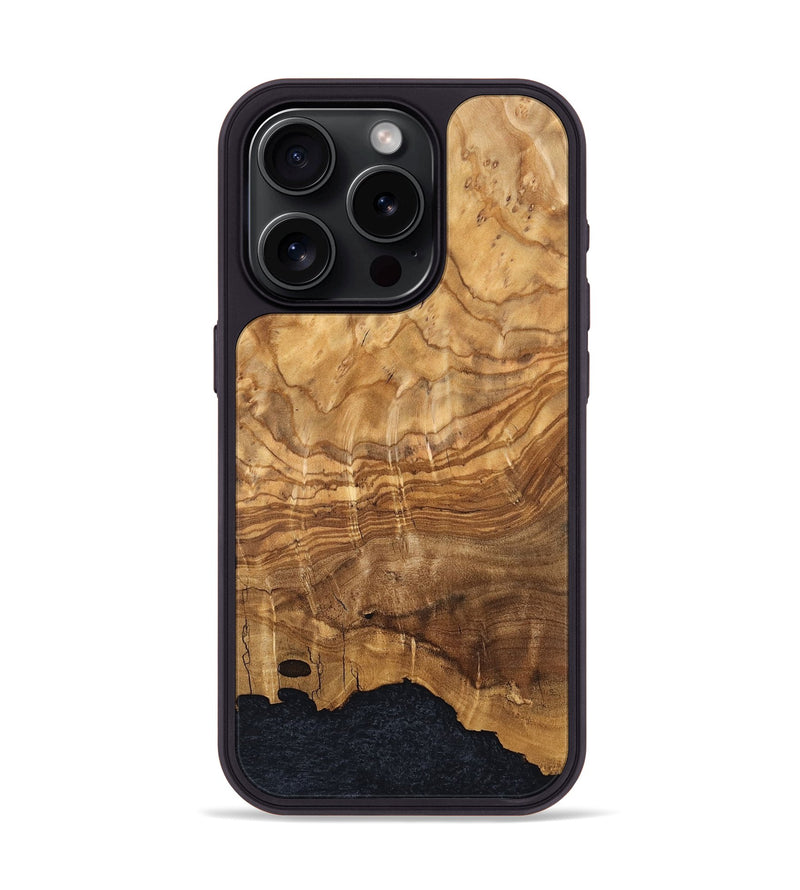 iPhone 15 Pro Wood Phone Case - Eryn (Wood Burl, 819316)