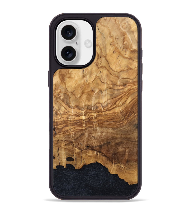 iPhone 16 Plus Wood Phone Case - Eryn (Wood Burl, 819316)