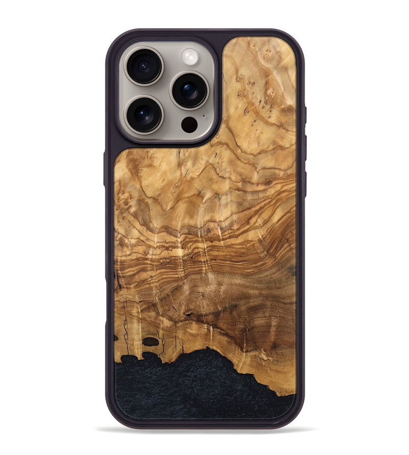 iPhone 16 Pro Max Wood Phone Case - Eryn (Wood Burl, 819316)