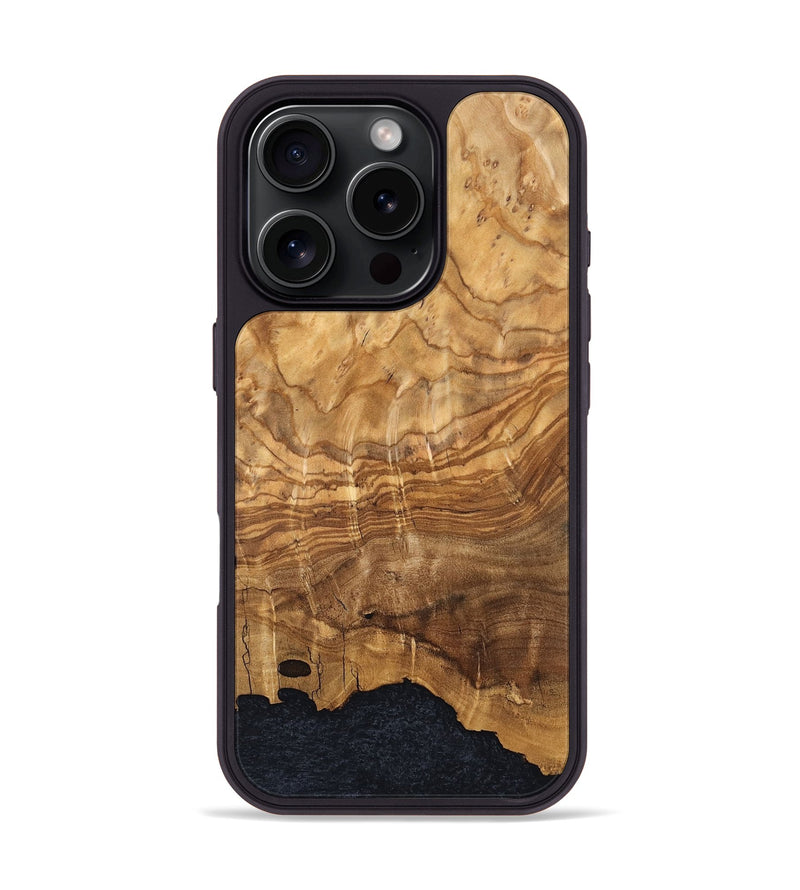 iPhone 16 Pro Wood Phone Case - Eryn (Wood Burl, 819316)