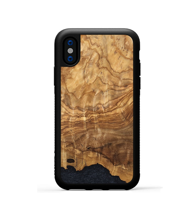 iPhone Xs Wood Phone Case - Eryn (Wood Burl, 819316)