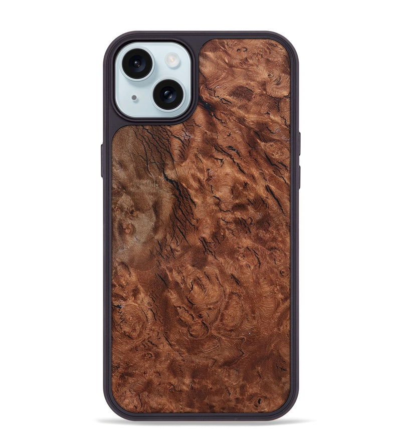 iPhone 15 Plus Wood Phone Case - Denis (Wood Burl, 819317)