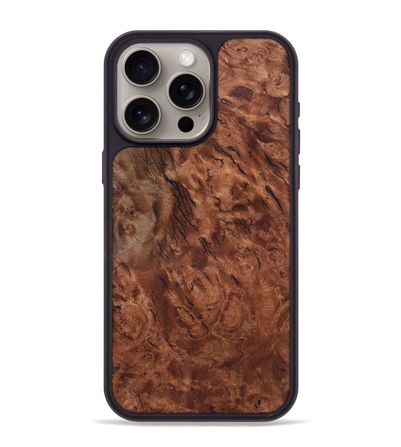 iPhone 15 Pro Max Wood Phone Case - Denis (Wood Burl, 819317)