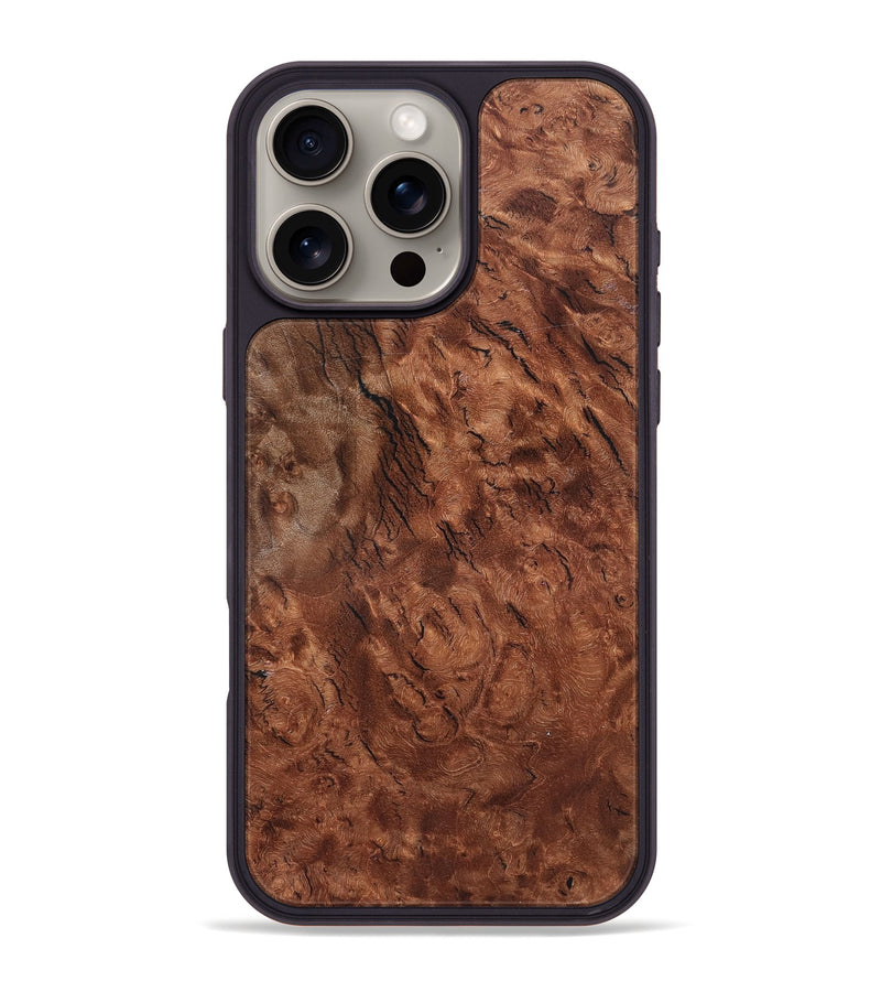 iPhone 16 Pro Max Wood Phone Case - Denis (Wood Burl, 819317)