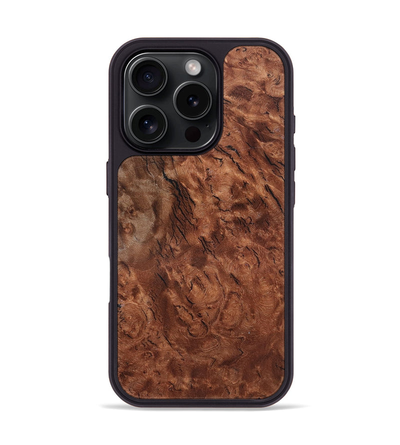 iPhone 16 Pro Wood Phone Case - Denis (Wood Burl, 819317)