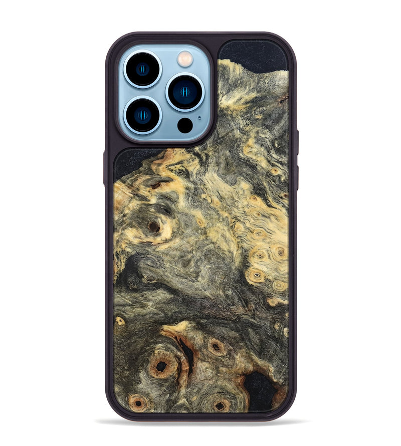 iPhone 14 Pro Max Wood Phone Case - Cheryle (Wood Burl, 819318)