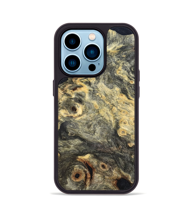 iPhone 14 Pro Wood Phone Case - Cheryle (Wood Burl, 819318)