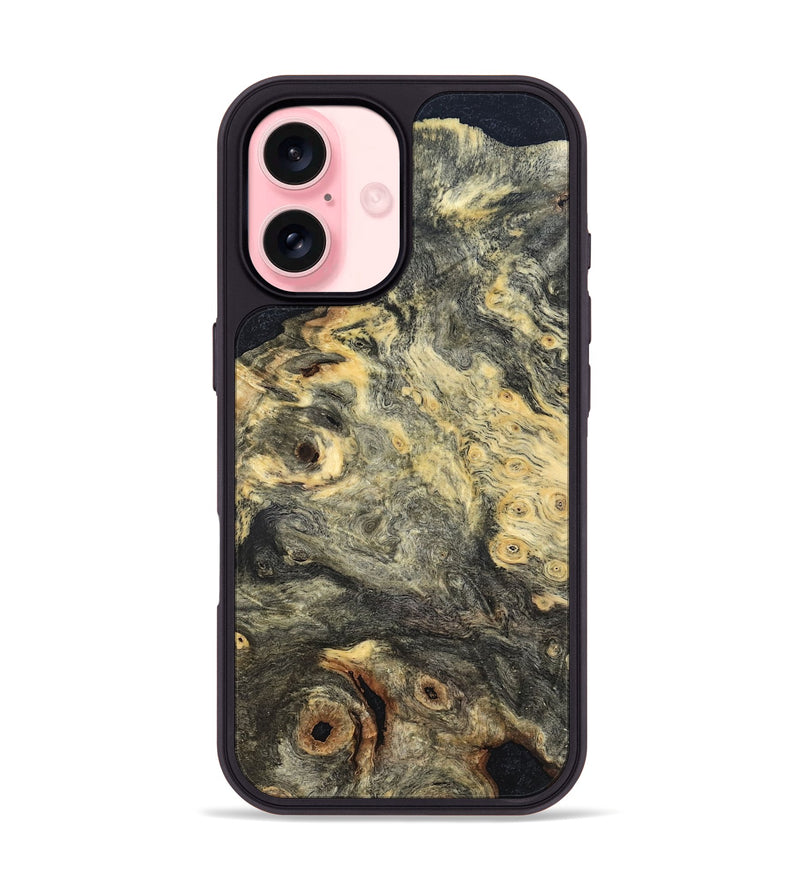 iPhone 16 Wood Phone Case - Cheryle (Wood Burl, 819318)