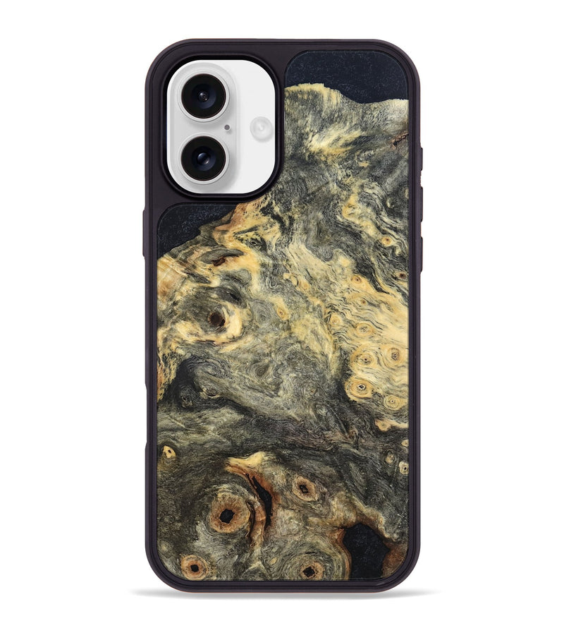 iPhone 16 Plus Wood Phone Case - Cheryle (Wood Burl, 819318)