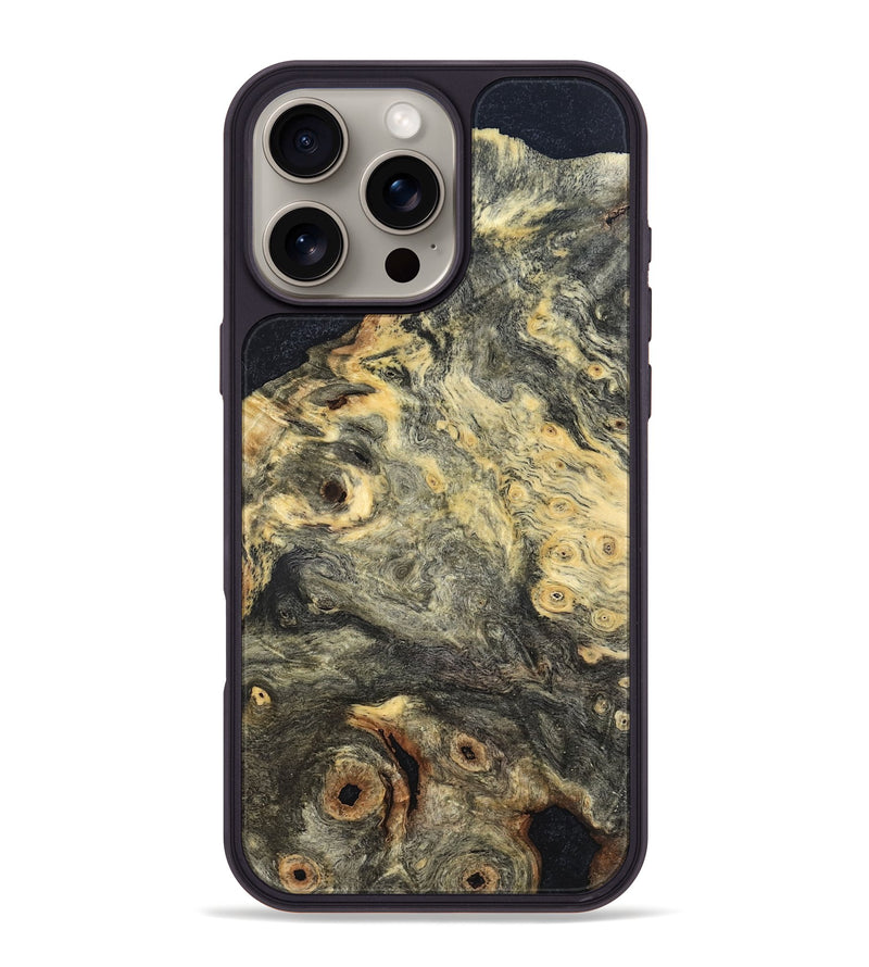 iPhone 16 Pro Max Wood Phone Case - Cheryle (Wood Burl, 819318)