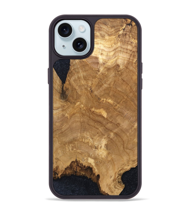 iPhone 15 Plus Wood Phone Case - Jenelle (Wood Burl, 819319)