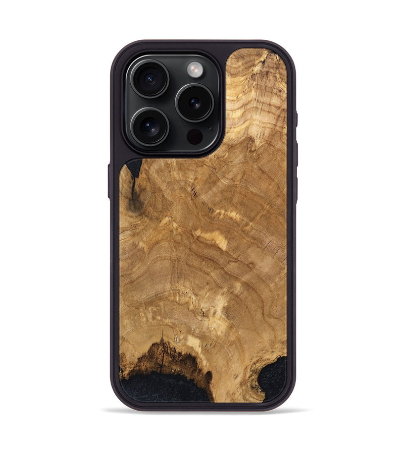 iPhone 15 Pro Wood Phone Case - Jenelle (Wood Burl, 819319)