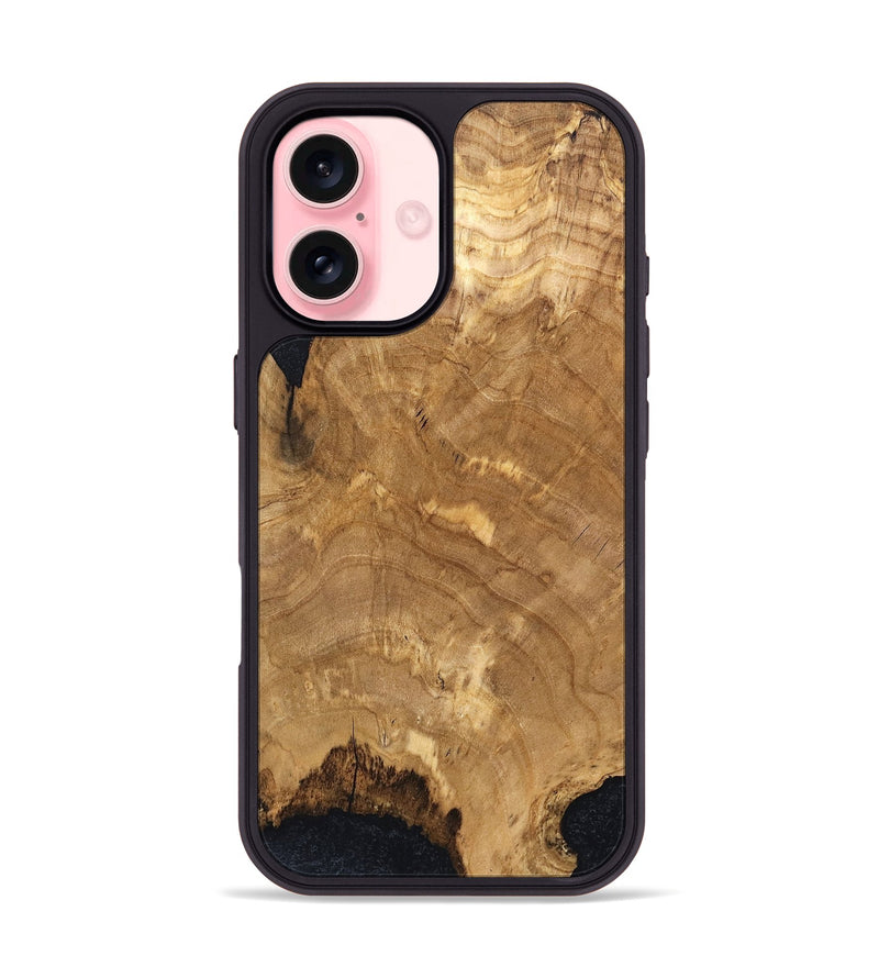 iPhone 16 Wood Phone Case - Jenelle (Wood Burl, 819319)
