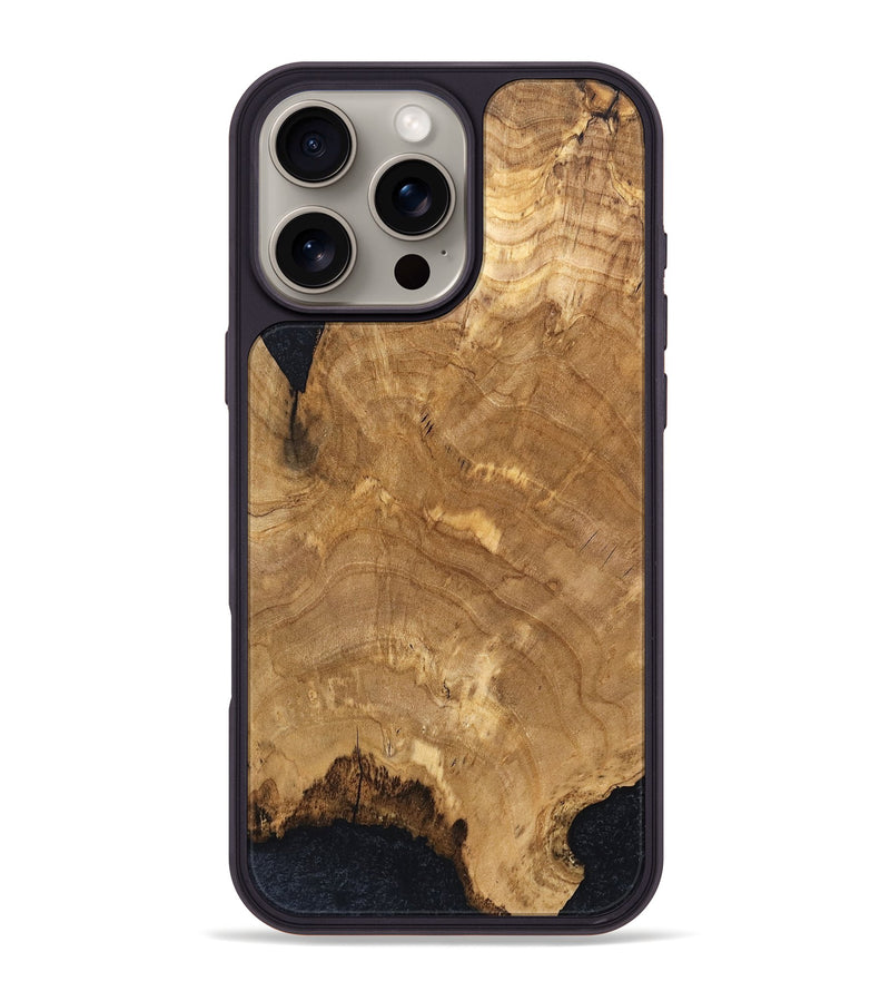 iPhone 16 Pro Max Wood Phone Case - Jenelle (Wood Burl, 819319)