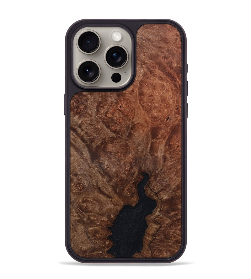 iPhone 15 Pro Max Wood Phone Case - Kanye (Wood Burl, 819320)