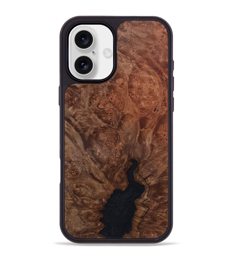 iPhone 16 Plus Wood Phone Case - Kanye (Wood Burl, 819320)
