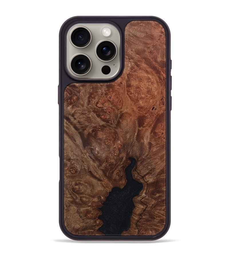 iPhone 16 Pro Max Wood Phone Case - Kanye (Wood Burl, 819320)