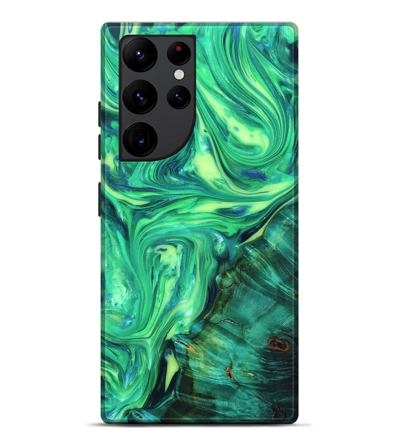 Galaxy S22 Ultra ResinArt Live Edge Phone Case - Zada (Neon, 819323)