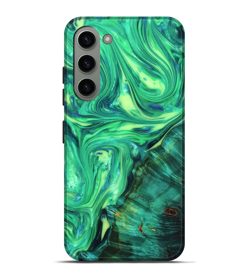 Galaxy S23 Plus ResinArt Live Edge Phone Case - Zada (Neon, 819323)