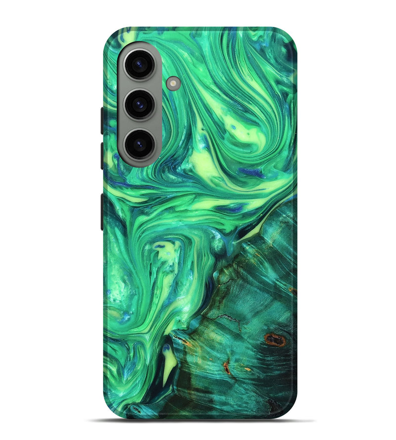 Galaxy S24 Plus ResinArt Live Edge Phone Case - Zada (Neon, 819323)
