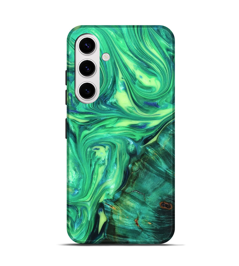 Galaxy S25 ResinArt Live Edge Phone Case - Zada (Neon, 819323)