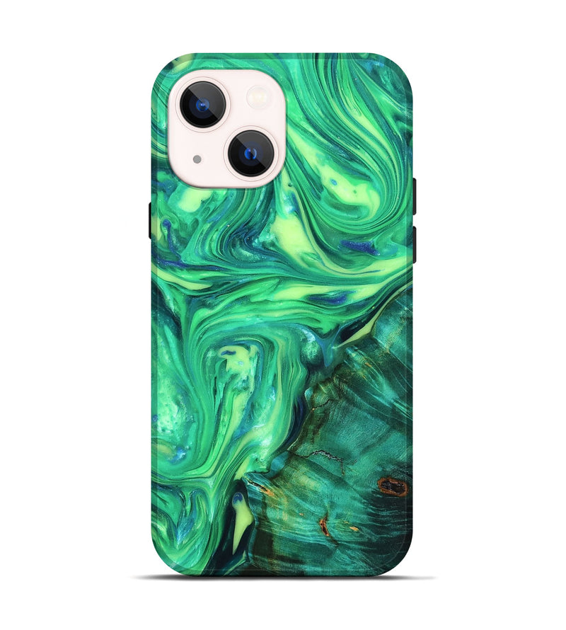 iPhone 14 ResinArt Live Edge Phone Case - Zada (Neon, 819323)