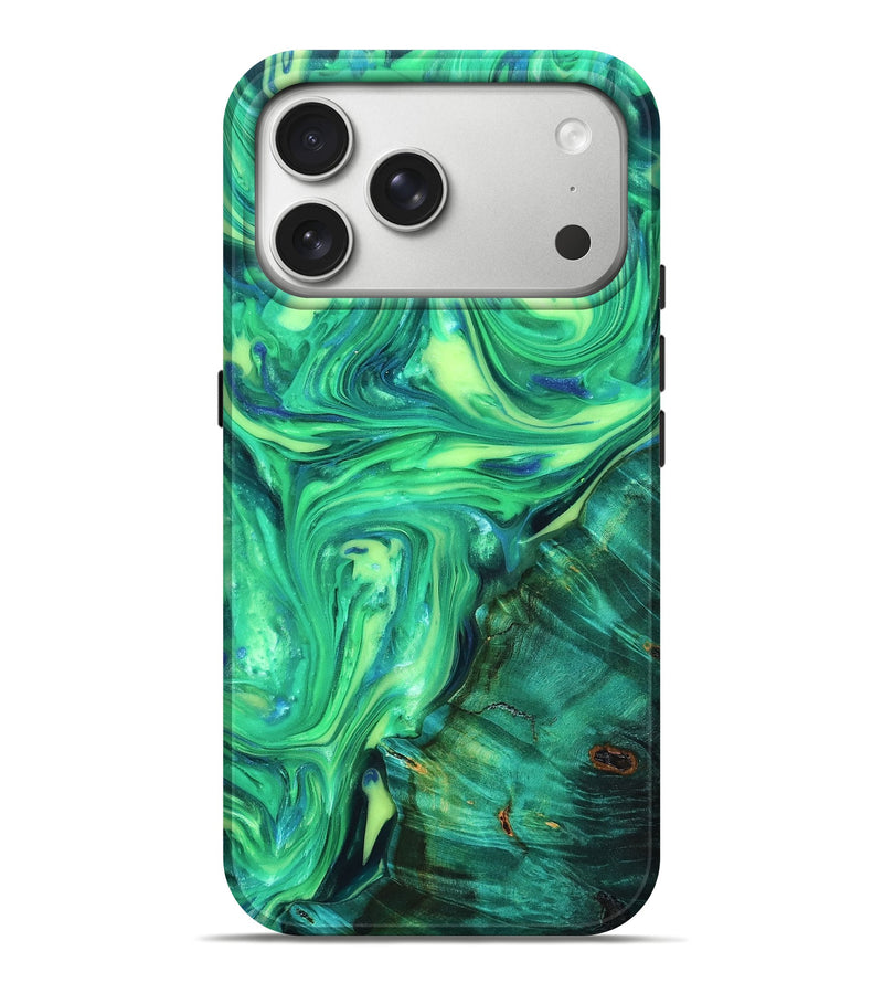 iPhone 17 Pro Max ResinArt Live Edge Phone Case - Zada (Neon, 819323)