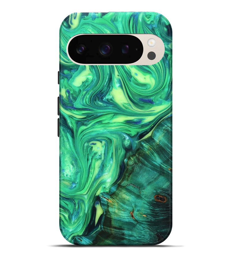 Pixel 10 Pro XL ResinArt Live Edge Phone Case - Zada (Neon, 819323)