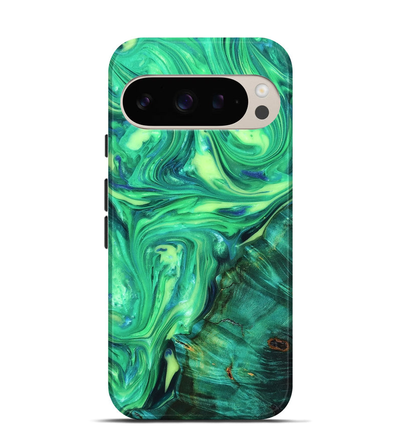 Pixel 9 Pro ResinArt Live Edge Phone Case - Zada (Neon, 819323)