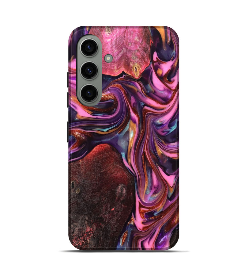 Galaxy S24 Wood Live Edge Phone Case - Ada (Red, 819324)