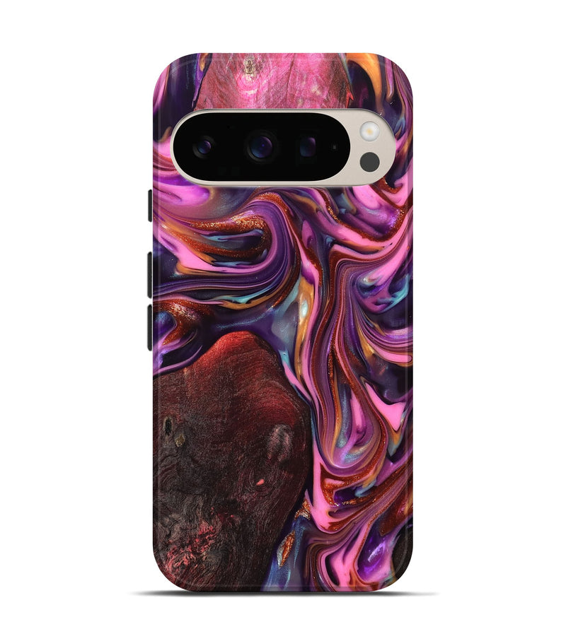 Pixel 10 Pro Wood Live Edge Phone Case - Ada (Red, 819324)