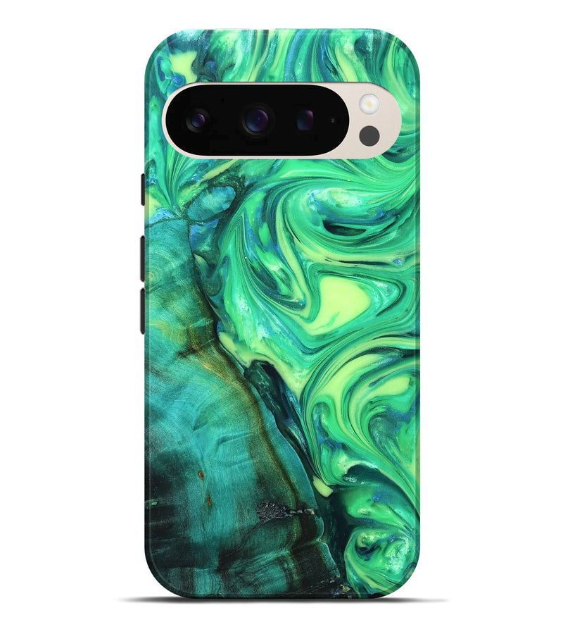 Pixel 10 Pro XL Wood Live Edge Phone Case - Kyren (Neon, 819325)