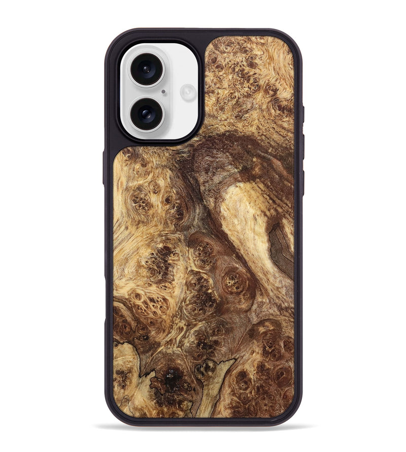 iPhone 16 Plus Wood Phone Case - Kiera (Wood Burl, 819326)
