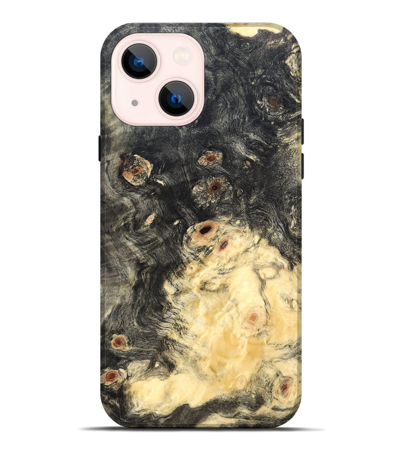 iPhone 14 Plus Wood Live Edge Phone Case - Tamie (Wood Burl, 819328)