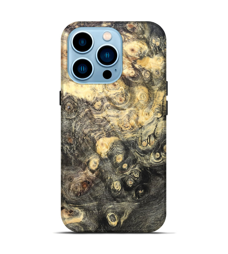 iPhone 14 Pro Wood Live Edge Phone Case - Tyesha (Wood Burl, 819329)