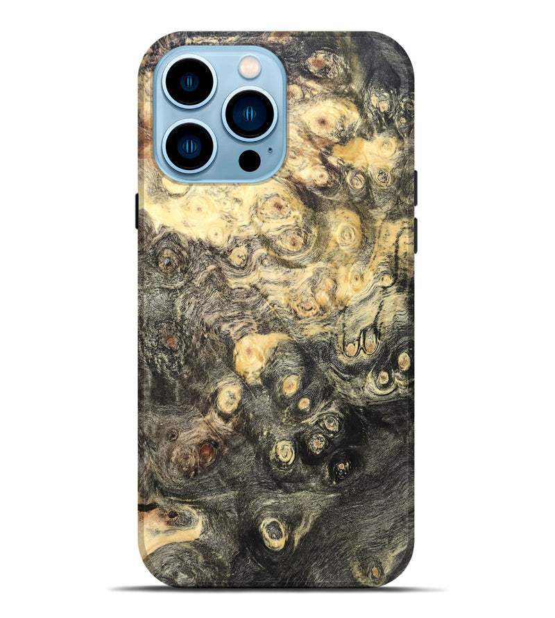 iPhone 14 Pro Max Wood Live Edge Phone Case - Tyesha (Wood Burl, 819329)
