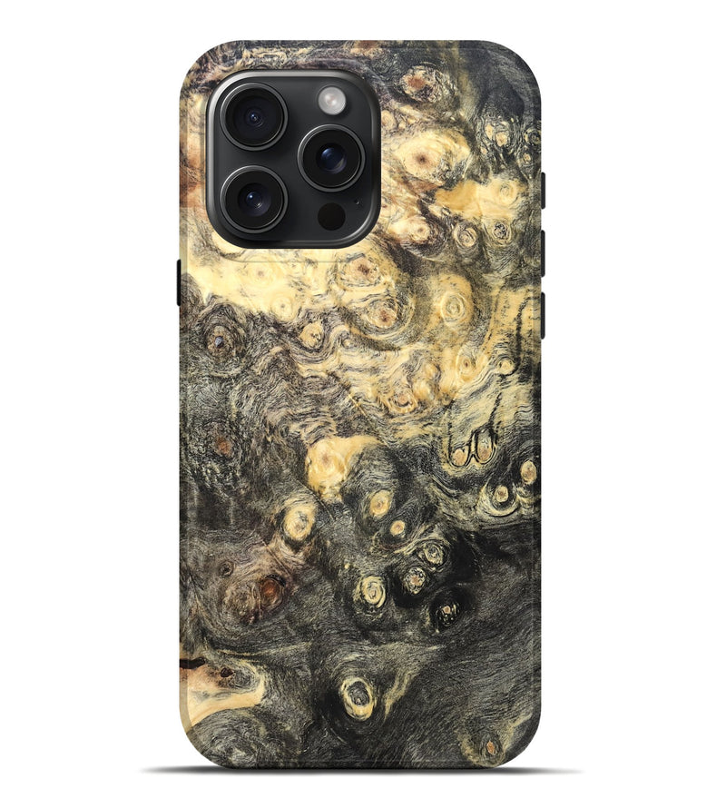 iPhone 16 Pro Max Wood Live Edge Phone Case - Tyesha (Wood Burl, 819329)