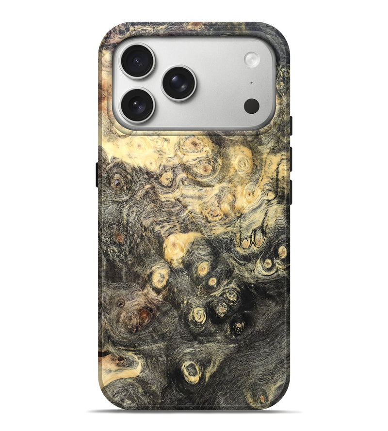 iPhone 17 Pro Max Wood Live Edge Phone Case - Tyesha (Wood Burl, 819329)