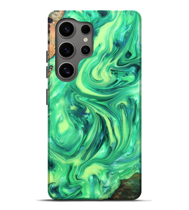 Galaxy S25 Ultra Wood Live Edge Phone Case - Skyla (Neon, 819331)
