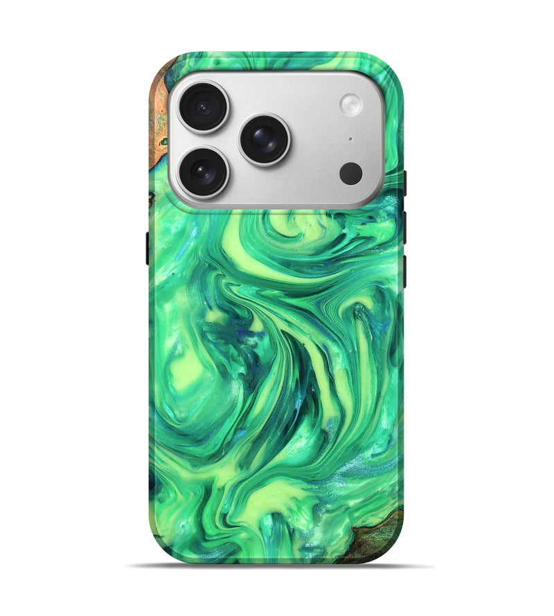 iPhone 17 Pro Wood Live Edge Phone Case - Skyla (Neon, 819331)