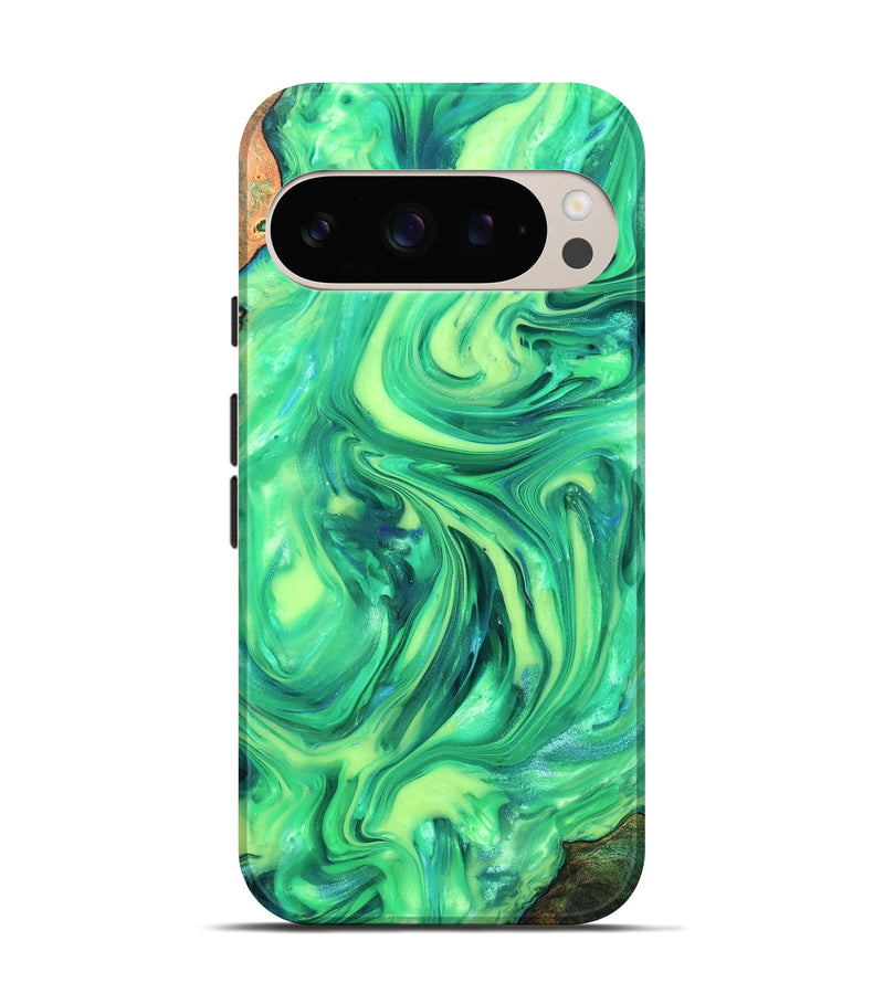 Pixel 10 Pro Wood Live Edge Phone Case - Skyla (Neon, 819331)