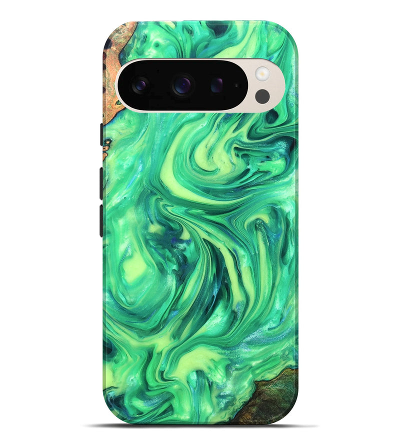 Pixel 10 Pro XL Wood Live Edge Phone Case - Skyla (Neon, 819331)