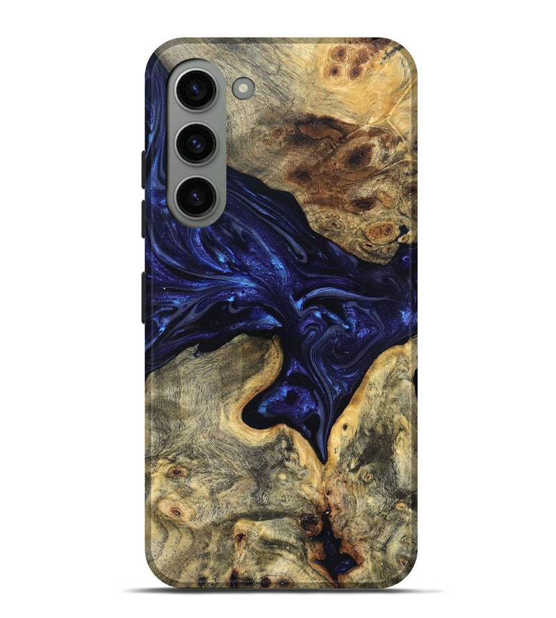 Galaxy S23 Plus Wood Live Edge Phone Case - Inaya (Purple, 819334)