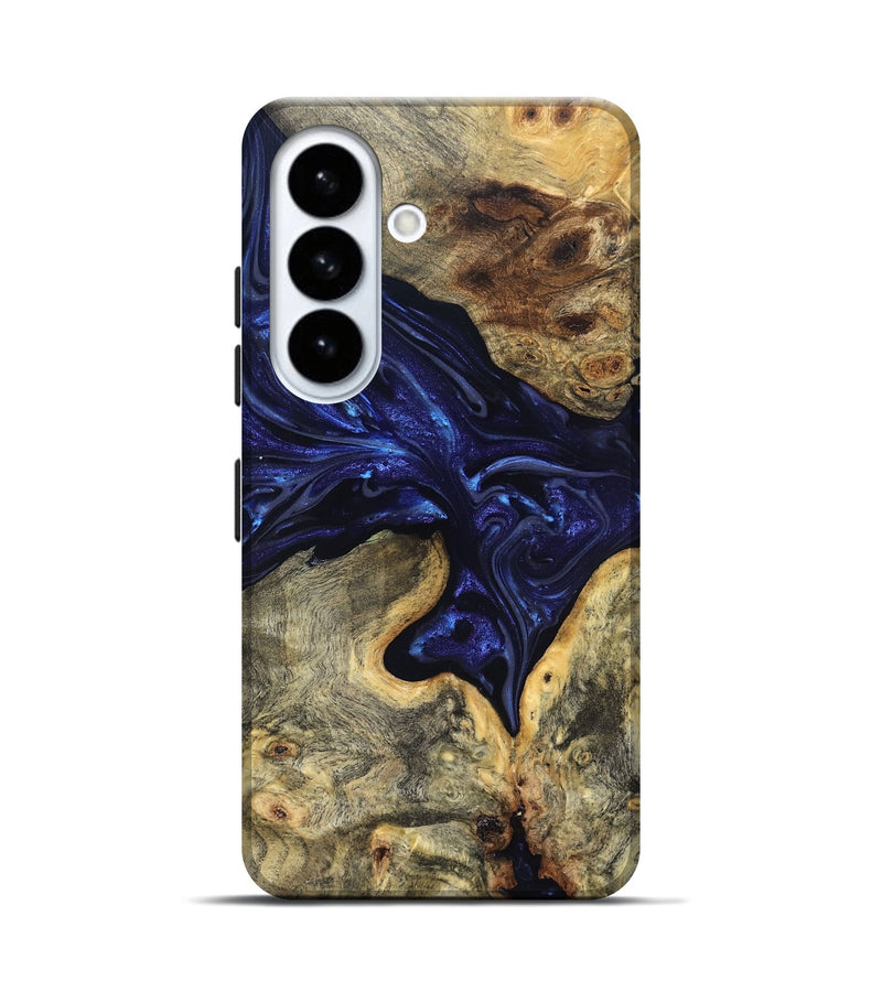 Galaxy S26 Wood Live Edge Phone Case - Inaya (Purple, 819334)