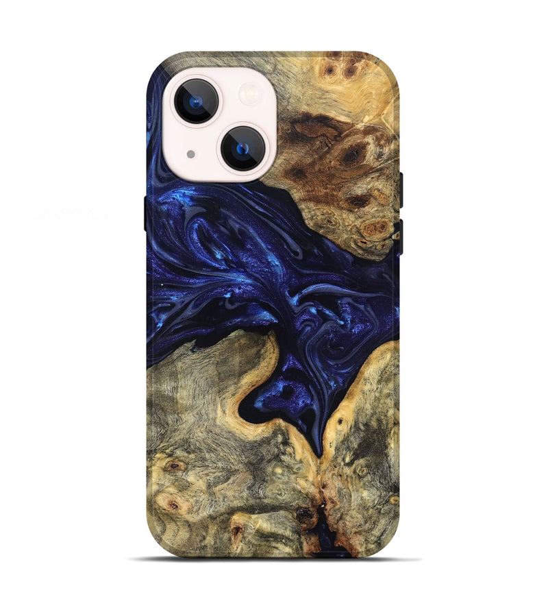 iPhone 13 Wood Live Edge Phone Case - Inaya (Purple, 819334)