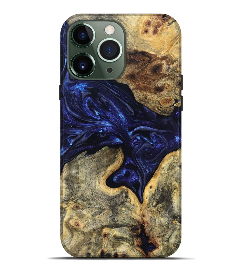 iPhone 13 Pro Max Wood Live Edge Phone Case - Inaya (Purple, 819334)