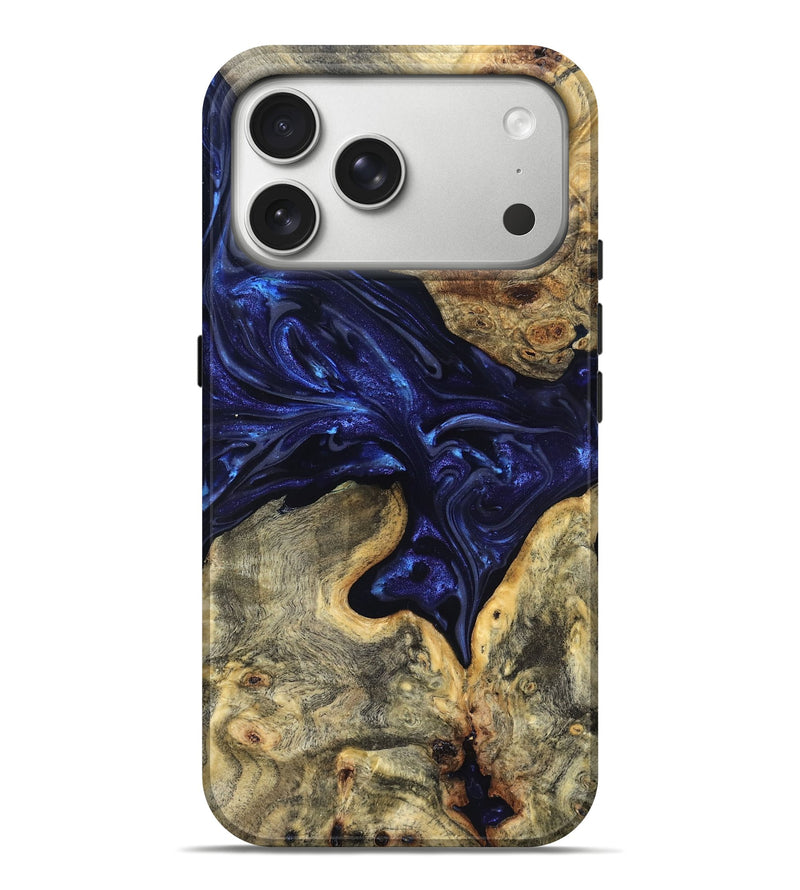 iPhone 17 Pro Max Wood Live Edge Phone Case - Inaya (Purple, 819334)