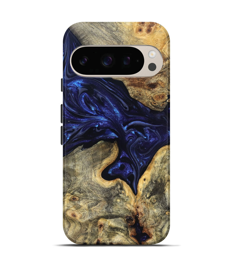 Pixel 10 Pro Wood Live Edge Phone Case - Inaya (Purple, 819334)
